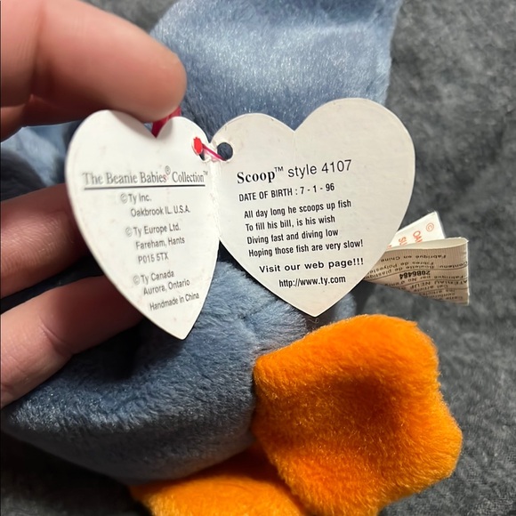 Ty Beanie Baby Pelican Plush Toy rare - Picture 3 of 5